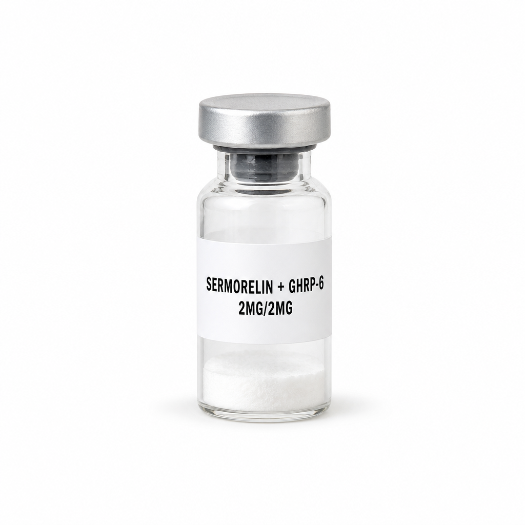 Sermorelin + GHRP-6 2MG/2MG research product